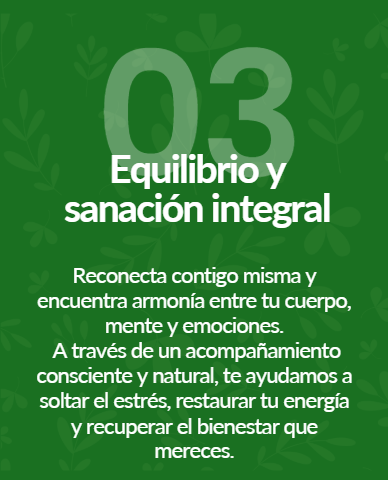Equilibrio y sanación integral
