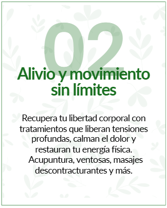 Alivio y movimiento sin límites
